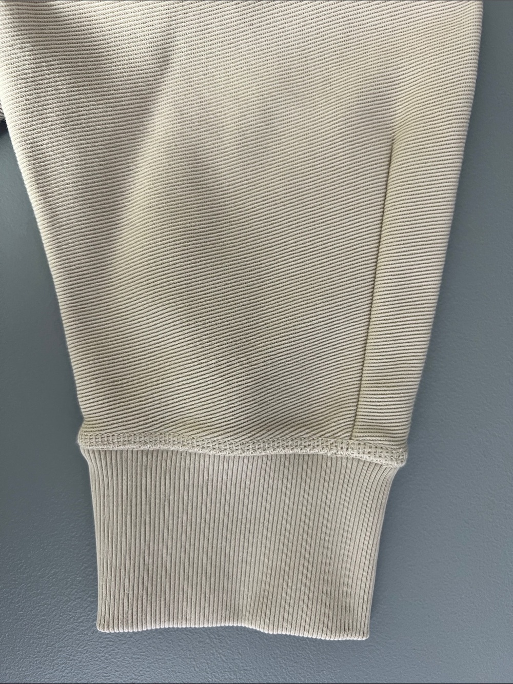 New Everlane TWILL TERRY JACQUARD CREW SWEATSHIRT Peyote Size M - Picture 11 of 13